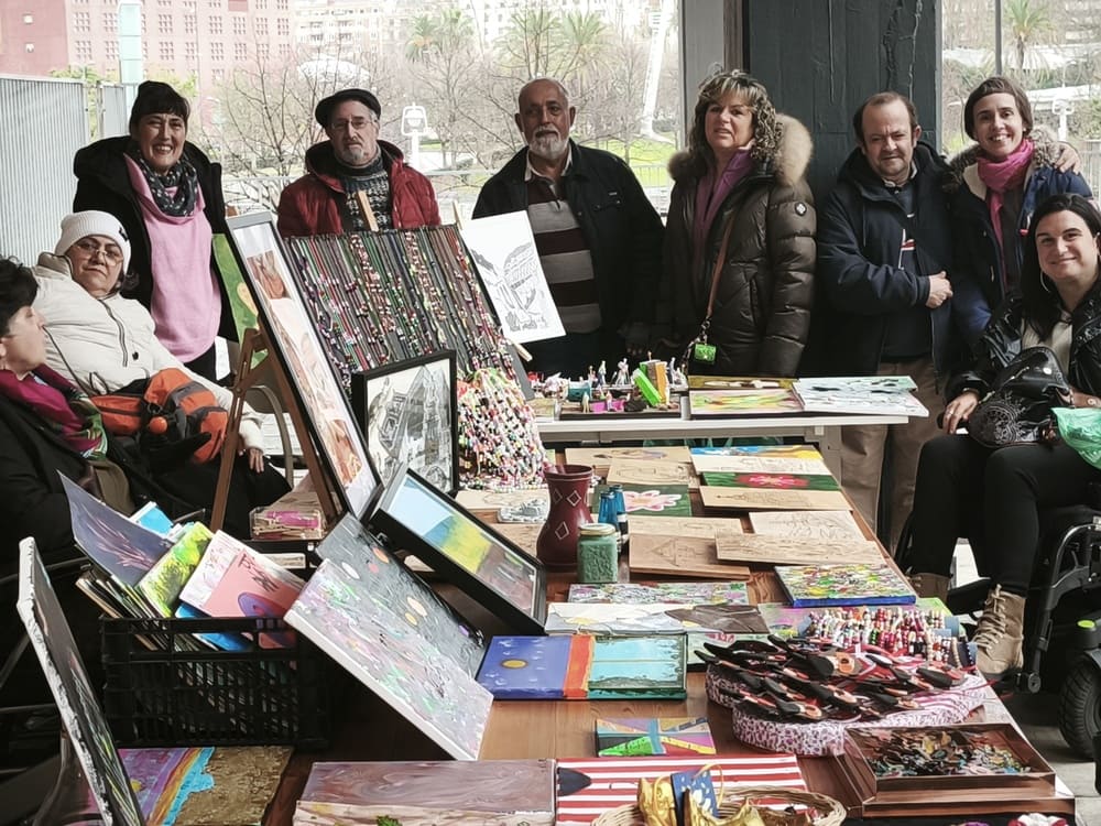 Mercado artístico navideño
